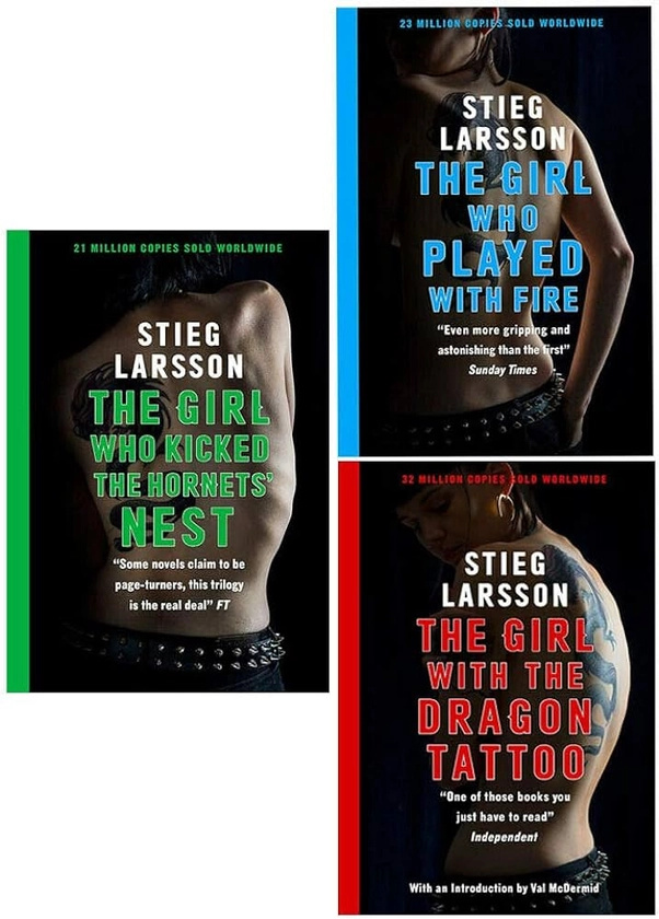 Stieg Larsson Collection, Millennium Trilogy: The Girl with the Dragon Tattoo / The Girl Who Kicked the Hornets' Nest / The Girl Who Played With Fire : Stieg Larsson: Amazon.com.au: Books