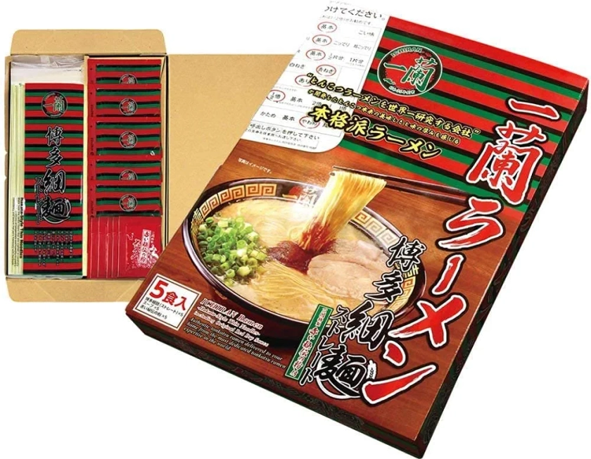 Japanese populer Ramen "ICHIRAN" instant noodles tonkotsu 5 meals(Japan Import)