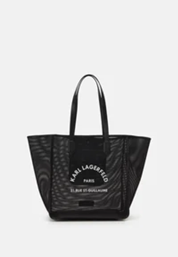 KARL LAGERFELD BEACH TOTE - Shopping Bag - black/schwarz - Zalando.de