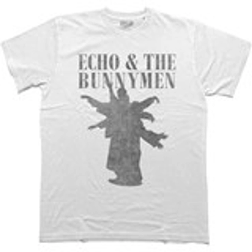 Silhouettes Echo & The Bunnymen White Tee | T-Shirt | Free shipping over £20 | HMV Store