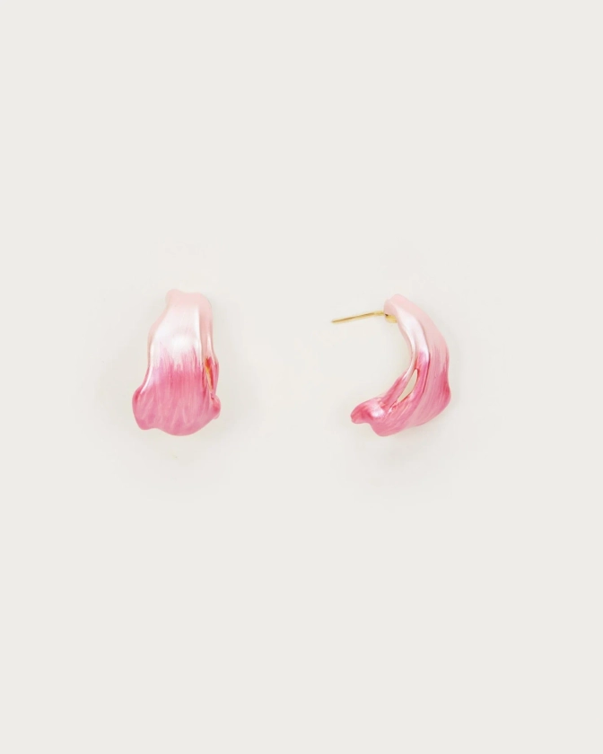 Falling Flower Petal Earrings | En Route Jewelry | En Route Jewelry