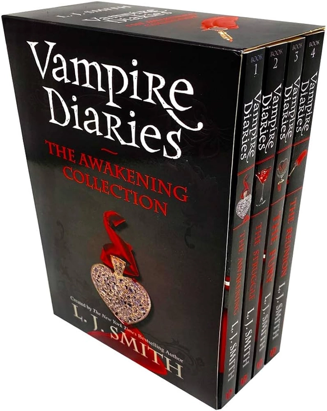 The Vampire Diaries Series 1 Collection 4 Books Bundle Box Set By L J Smith ( The Awakening, The Struggle, The Fury, The Reunion) : Amazon.co.uk: Books