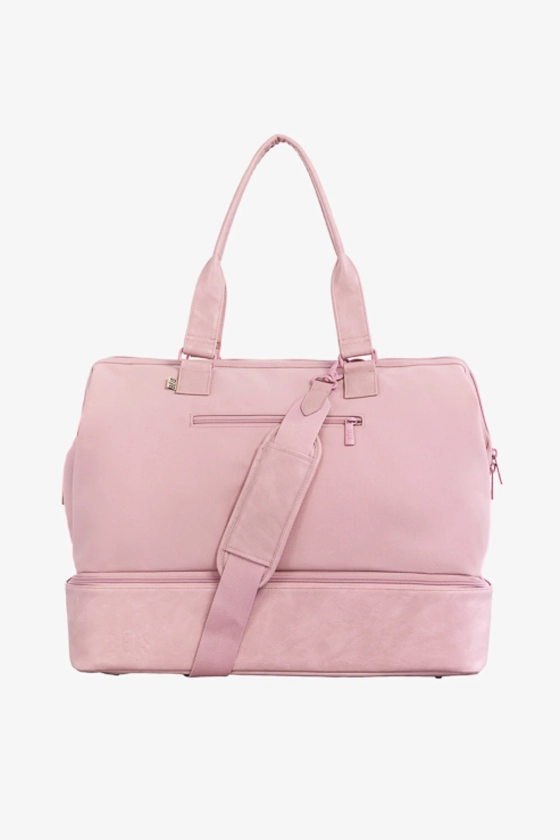 BÉIS 'The Weekender' in Atlas Pink - Weekender Travel Bag in Pink