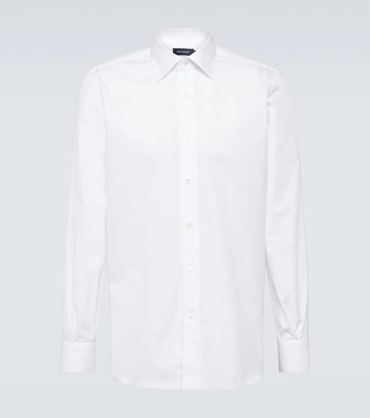 Lecce cotton poplin shirt in white - Thom Sweeney | Mytheresa