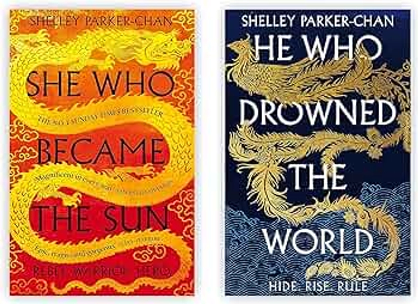 By Shelley Parker-Chan (The Radiant Emperor Duology) 2 Books collection set: She Who Became the Sun & He Who Drowned the World