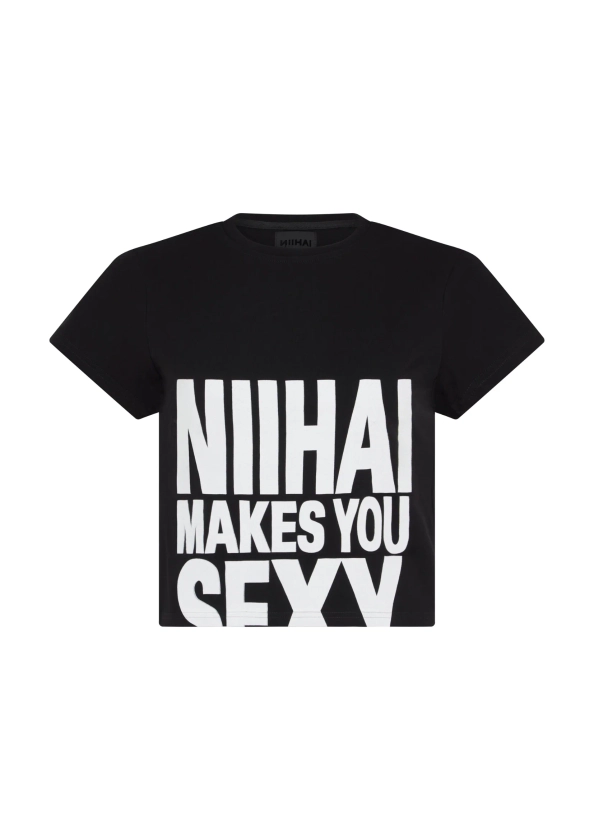 NiiHAi Ltd — NH SEXY BABY TEE IN BLACK