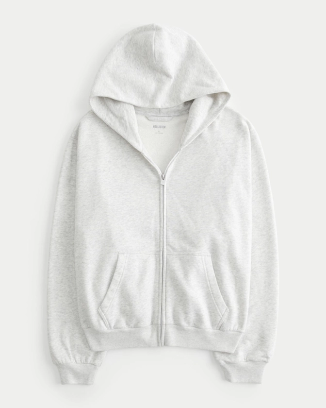 Women's Easy Zip-Up Hoodie | Women's Tops | HollisterCo.com