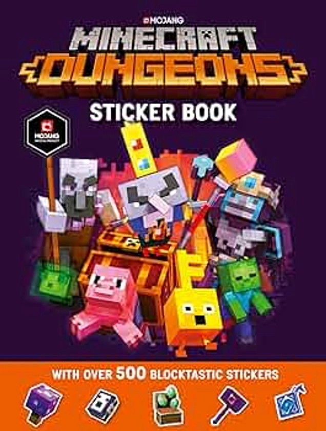 Minecraft Dungeons Sticker Book: The ultimate activity book for children ages 6+