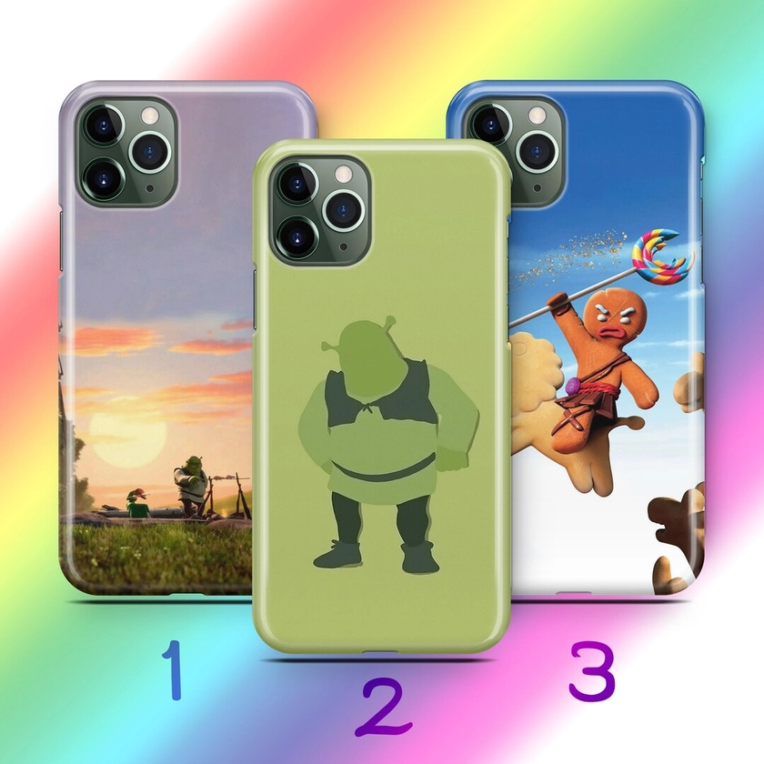 Shrek 2 Phone Case Cover For Apple iPhone 11 12 13 14 15 PRO PLuS MiNI MAX Models Disney Cartoon Shrek The Ogre Prince Charming Princess