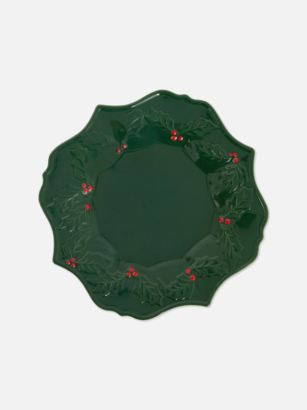 Holly Leaf Side Plate