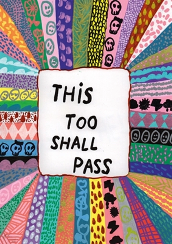 This too shall pass poster av Jessica Pleur