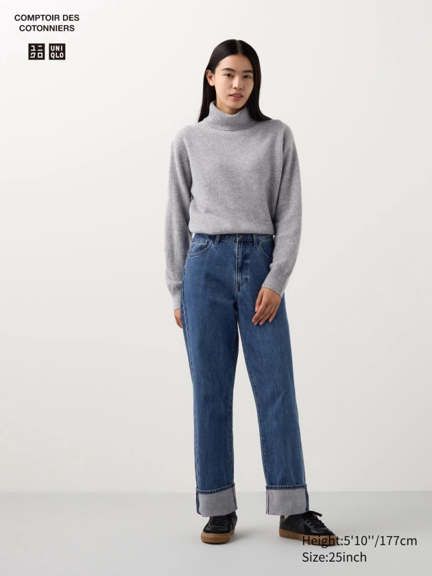 Jean Droit Regular (long) pour Femme | UNIQLO FR