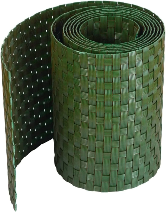 Brise-vue en Polyrotin workingHOUSE pour Grillage à Double Barre - Bandes Résistantes aux Intempéries Pour Clôture, Balcon et Terrasse - 255 cm x 19 cm - brise-vue pour balcon (Vert)