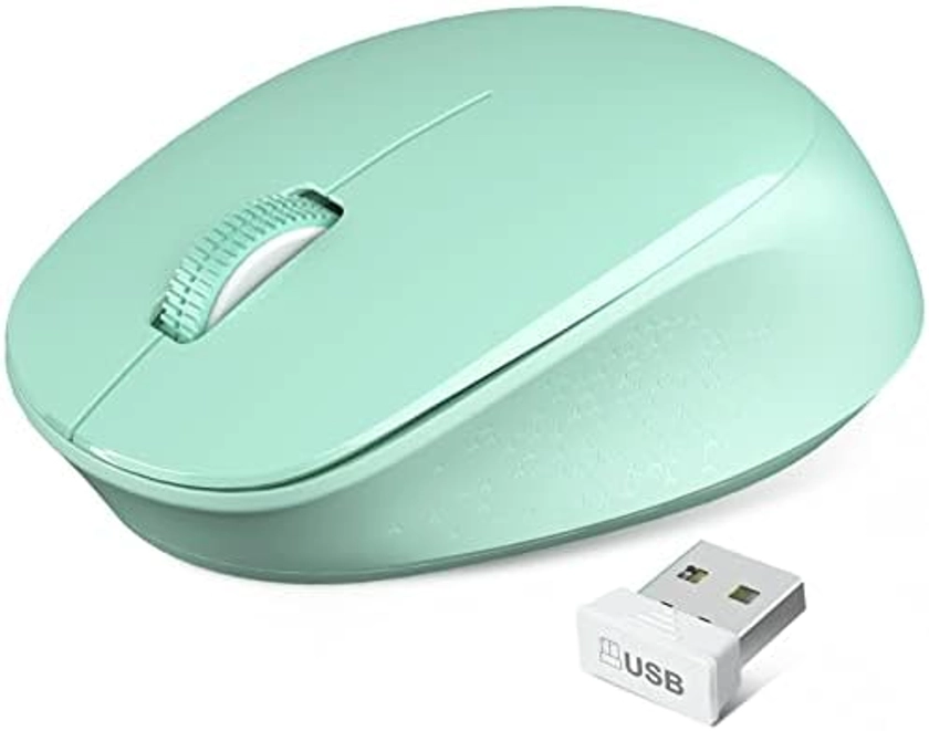 Wireless Mouse - Trueque E702 2.4GHz Portable Computer Mouse with USB Receiver, Comfortable Silent Mice for Laptop, Chromebook, PC, Notebook, Desktop, Windows, Mac