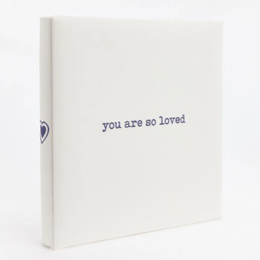 White You Are So Loved Photo Album - TK Maxx UK