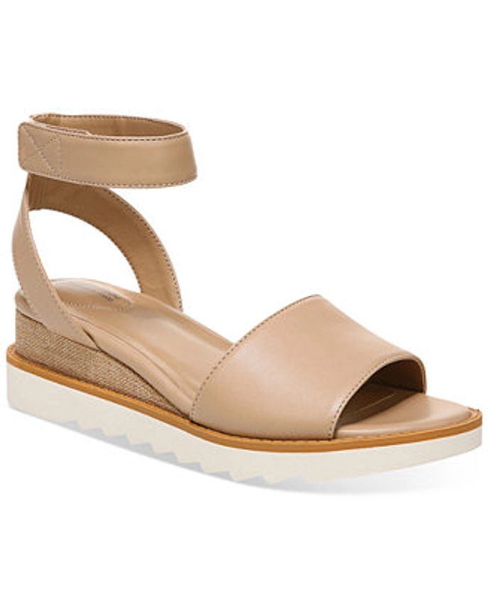 Giani Bernini Women's Constancia Memory Foam Ankle Strap Wedge Sandals, Created for Macy's - Macy's