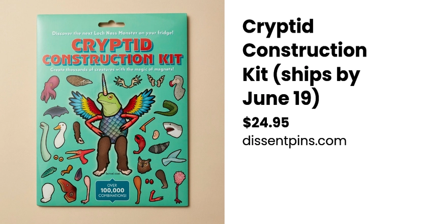 Cryptid Construction Kit (ships by June 7)