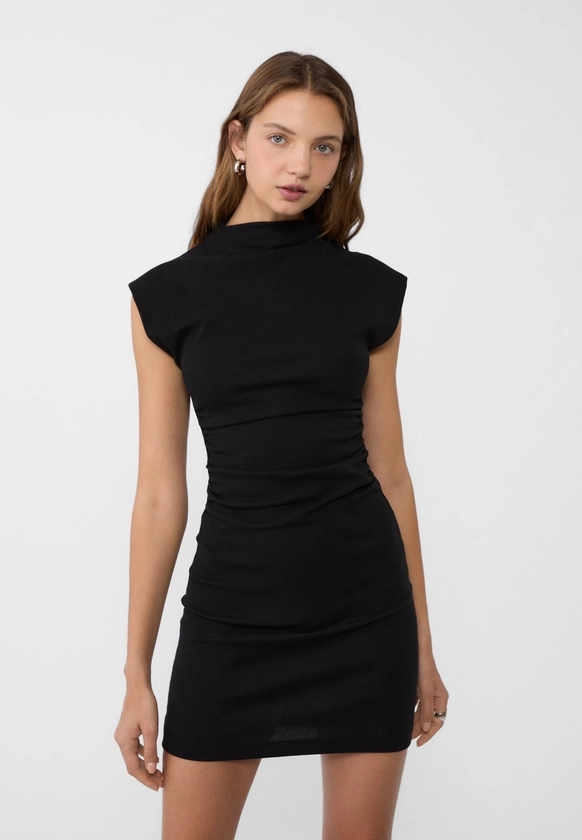 Short gathered dress - Women's Dresses | Stradivarius Italy