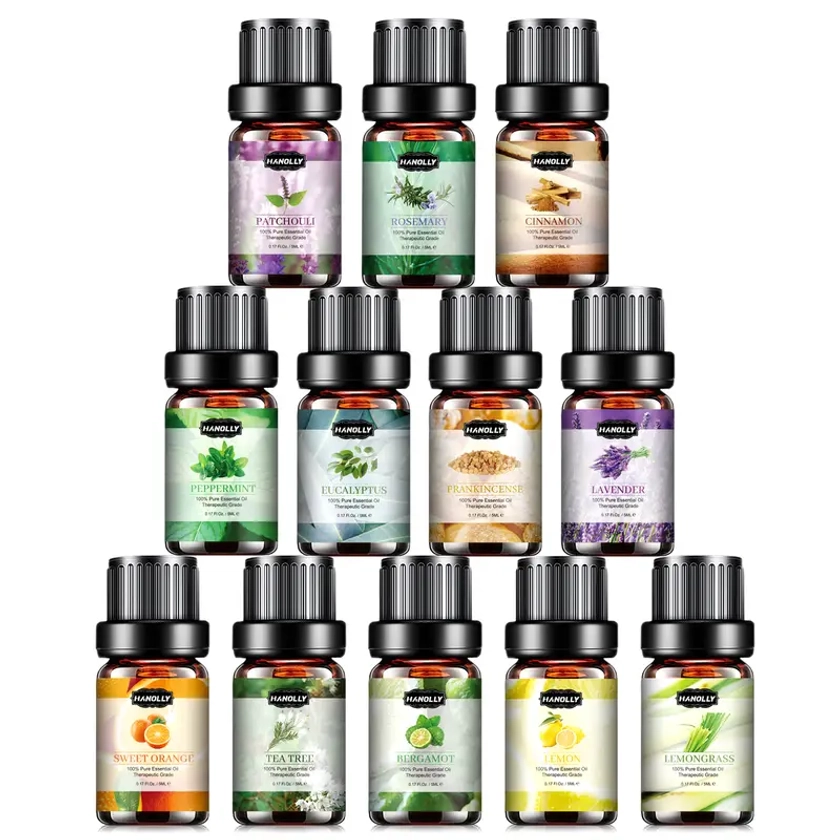 Essential Oils Set Aromatherapy Essential Oil Kit Diffuser - Temu