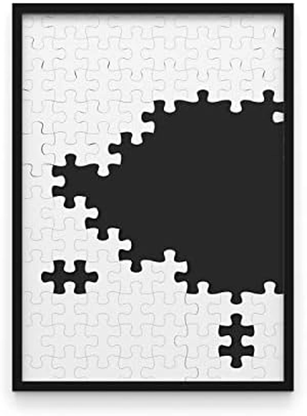 WIETRE Cadre de puzzle 50 x 70 cm compatible avec Ravensburger 1000 (noir) : Amazon.com.be: Jouets