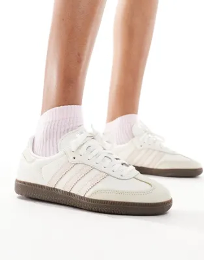 adidas Originals Samba OG trainers in off white | ASOS