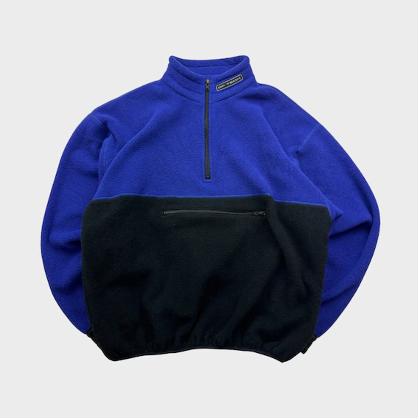 Vintage 90s Gap Quarter Zip GP Tech Fleece Jacket