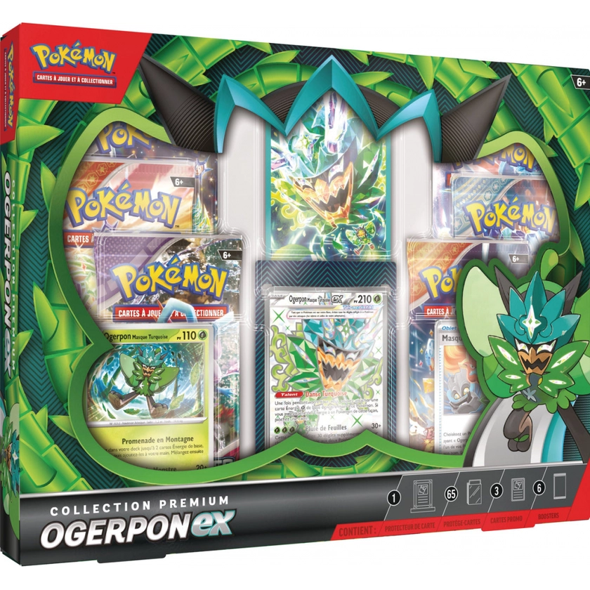 Coffret Collection Premium Ogerpon EX Pokémon - UltraJeux