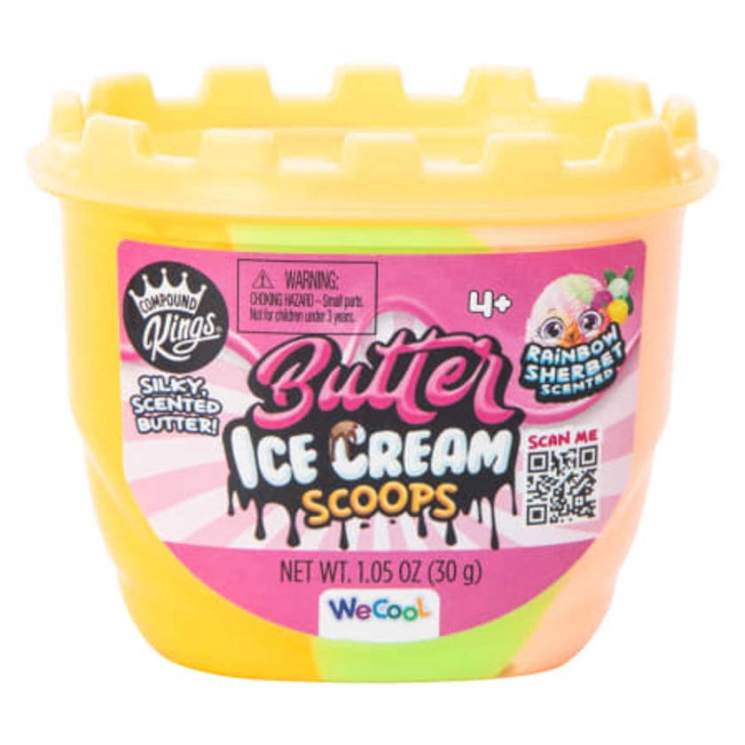 Butter Ice Cream Scoops Scented Slime 0.35oz