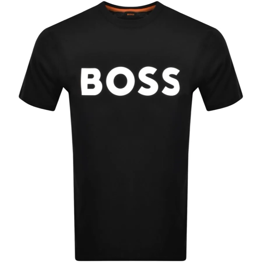 BOSS Thinking 1 Logo T Shirt Black | Mainline Menswear 