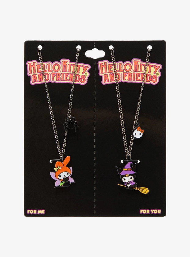 My Melody & Kuromi Halloween Costume Best Friend Necklace Set