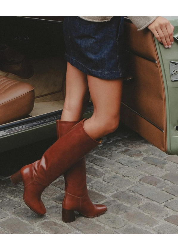 Bottes n°109 Cuir Cognac | Rivecour