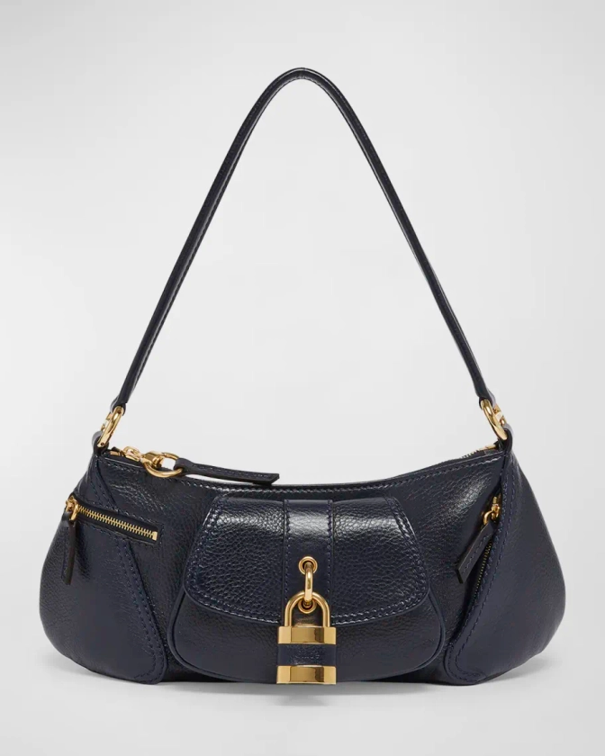 Chloe The 99 Shoulder Bag in Shiny Grained Calfskin