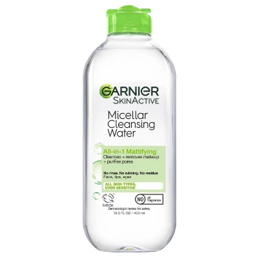 Garnier SkinActive Micellar Cleansing Water for Oily Skin - Unscented - 13.5 fl oz