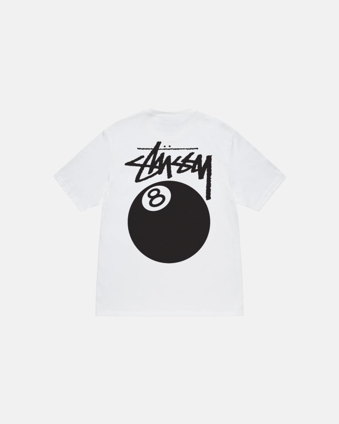 8 Ball Tee in white – Stüssy