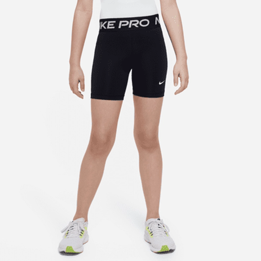 Nike Pro Older Kids' (Girls') Dri-FIT 13cm (approx.) Shorts