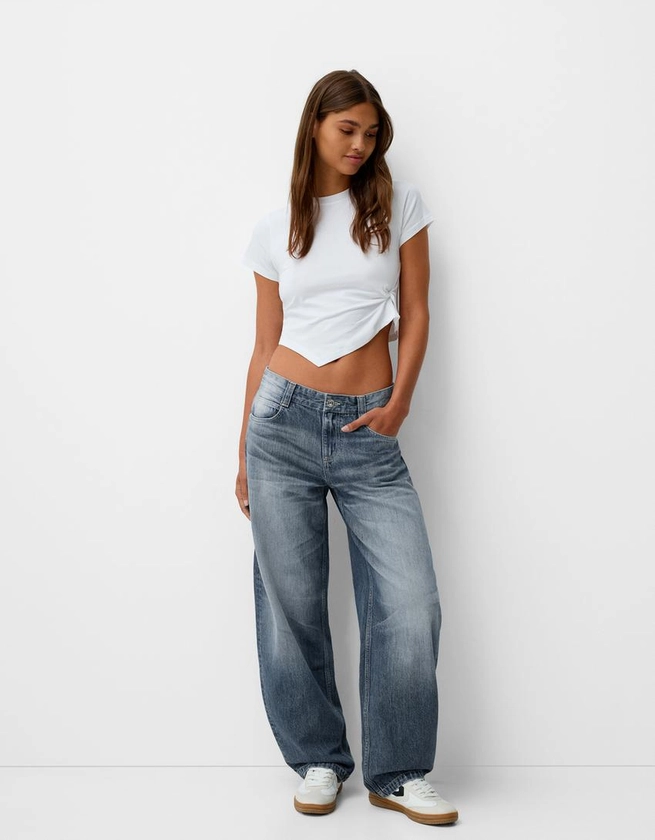 Balloon fit baggy jeans - Women