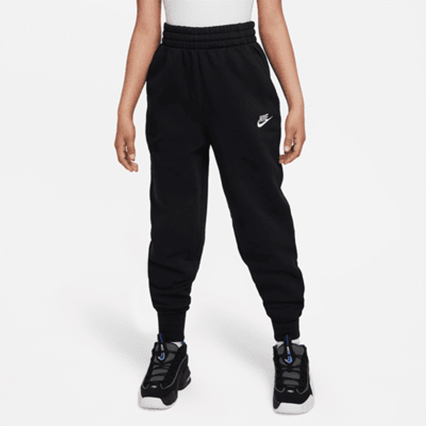 Pantaloni aderenti a vita alta Nike Sportswear Club Fleece – Ragazza. Nike IT