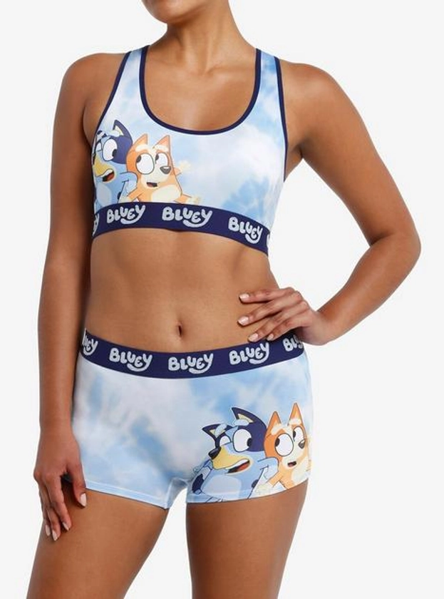 Bluey Tie-Dye Bra & Boyshort Panty Set | Hot Topic