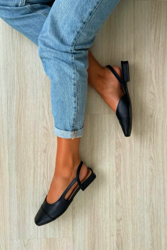 Flat Julie Black - MIST STORE - Sapatilha Preto