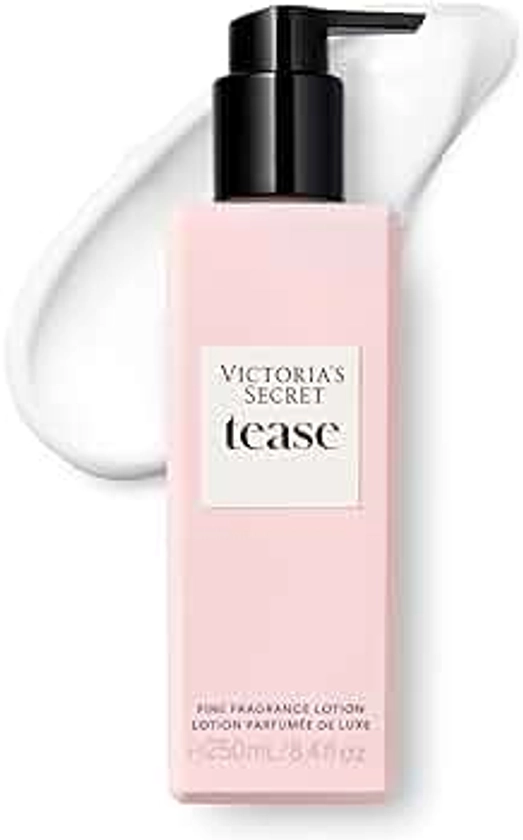 Victoria's Secret Fragrance Lotion, Tease Body Lotion for Women, Notes of White Gardenia, Anjou Pear, Black Vanilla, Tease Collection (8.4 oz)