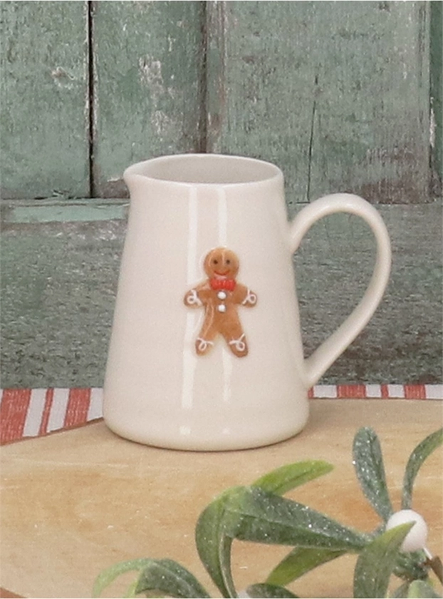 Ceramic Mini Jug - Gingerbread Man