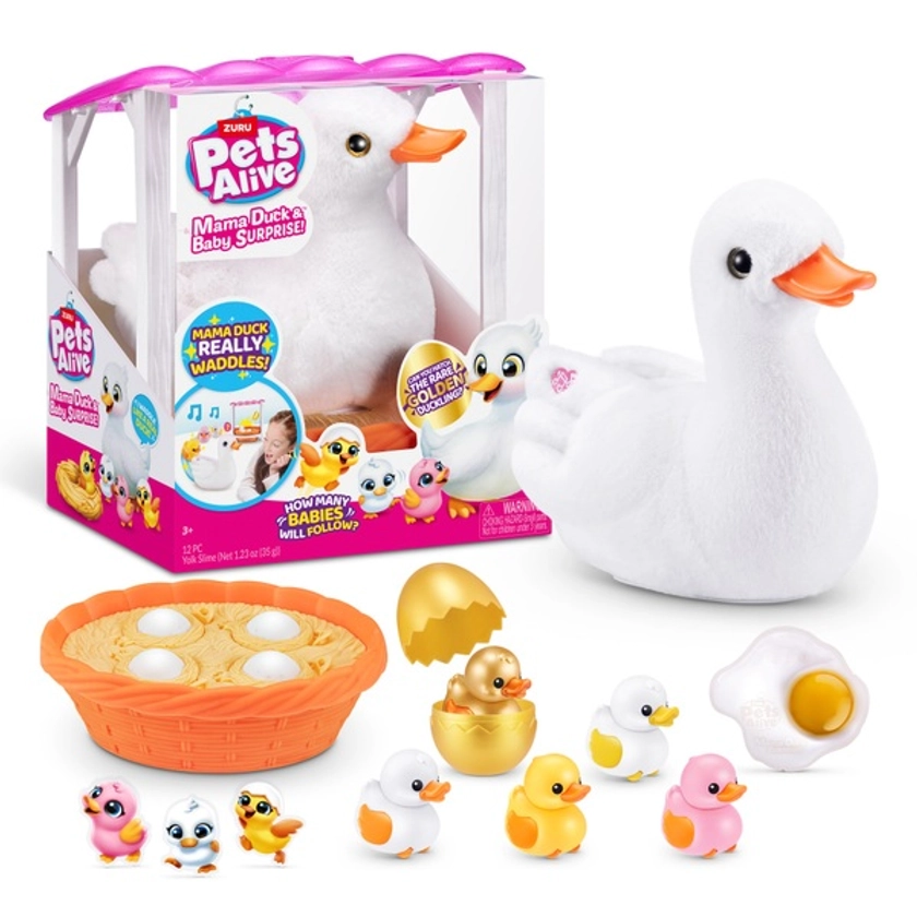 Pets Alive Mama Duck & Baby Surprise by ZURU | Smyths Toys UK