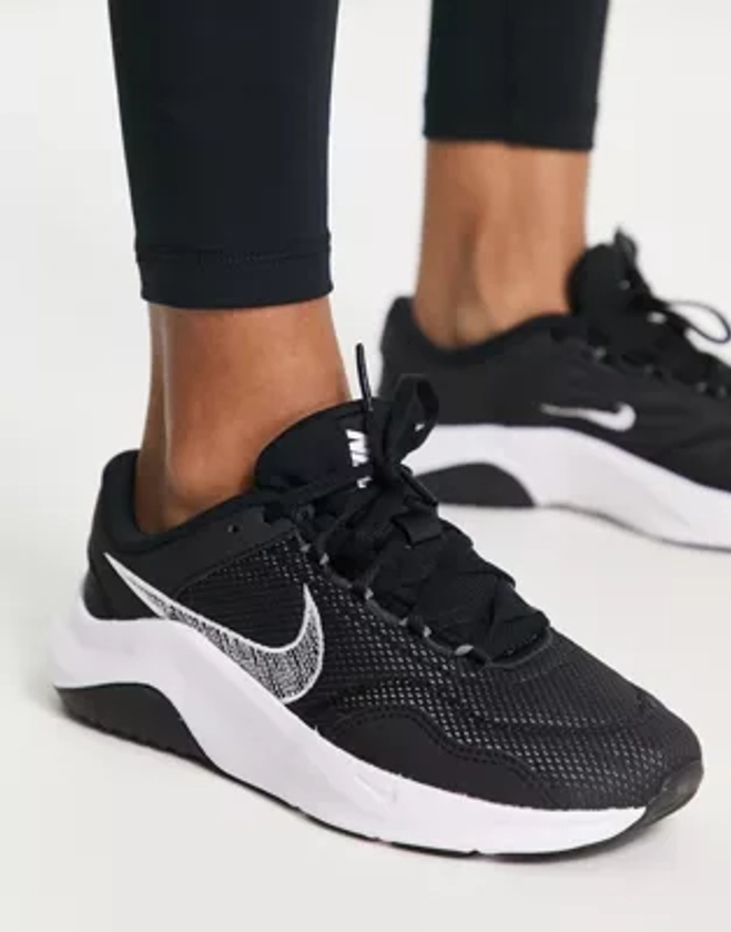 Nike Training Legend Essential 3 NN trainers in black and grey | ASOS