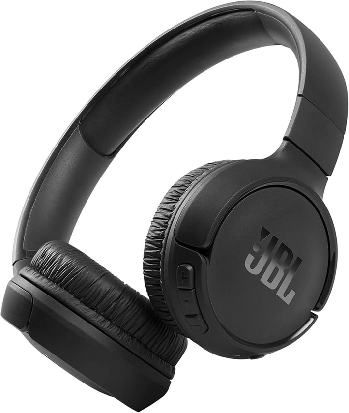 JBL TUNE 510BT – Casque supra-auriculaire sans fil – Equipé de la technologie Bluetooth – Connection multi-points – Léger, confortable et pliable – Jusqu’à 40 hrs d’écoute – Noir