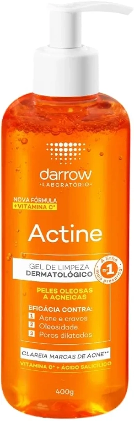 Darrow Actine - Gel de Limpeza Facial 400g : Amazon.com.br: Beleza