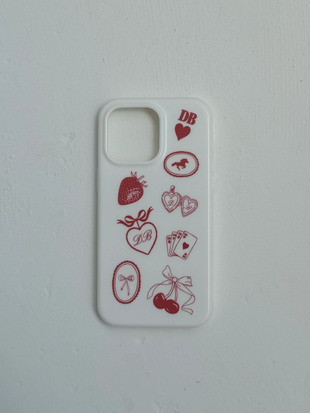 Strawberry Doodle Phone Case