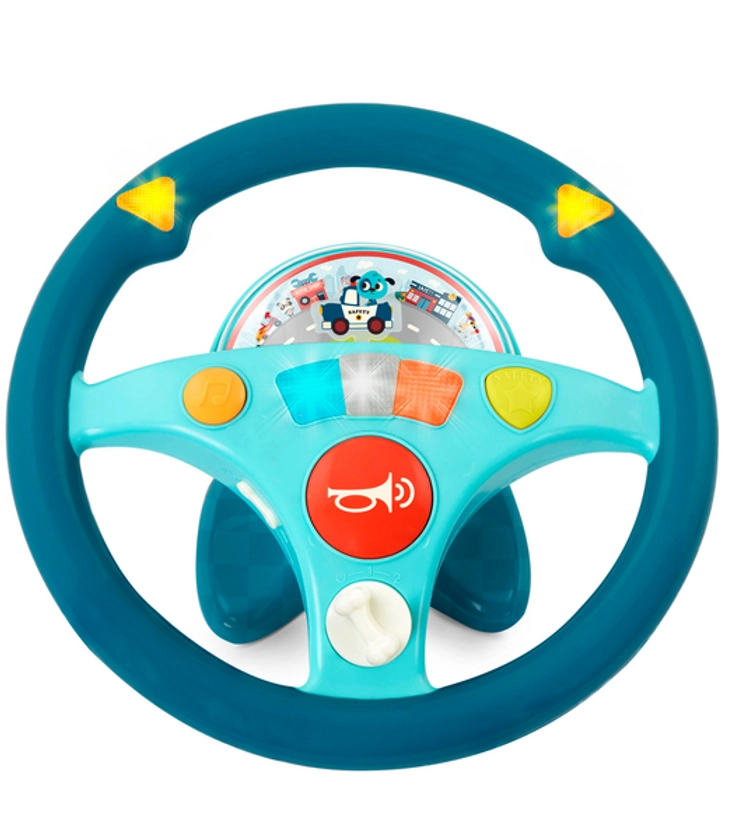 B. toys Woofer'S Musical Driving Wheel Toy Steering Wheel