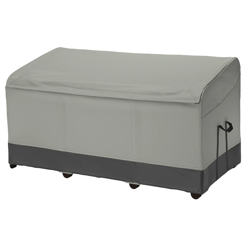 VÄTTERSÖ boîte de rangement, extérieur, gris foncé, 156x72x79 cm - IKEA