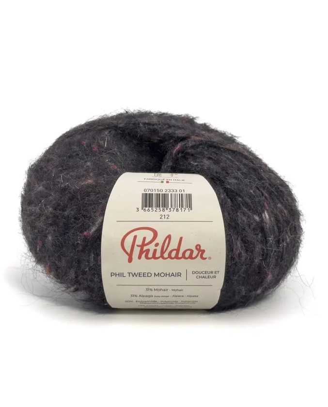 PHIL TWEED MOHAIR Fils & Laines • Phildar • Happywool