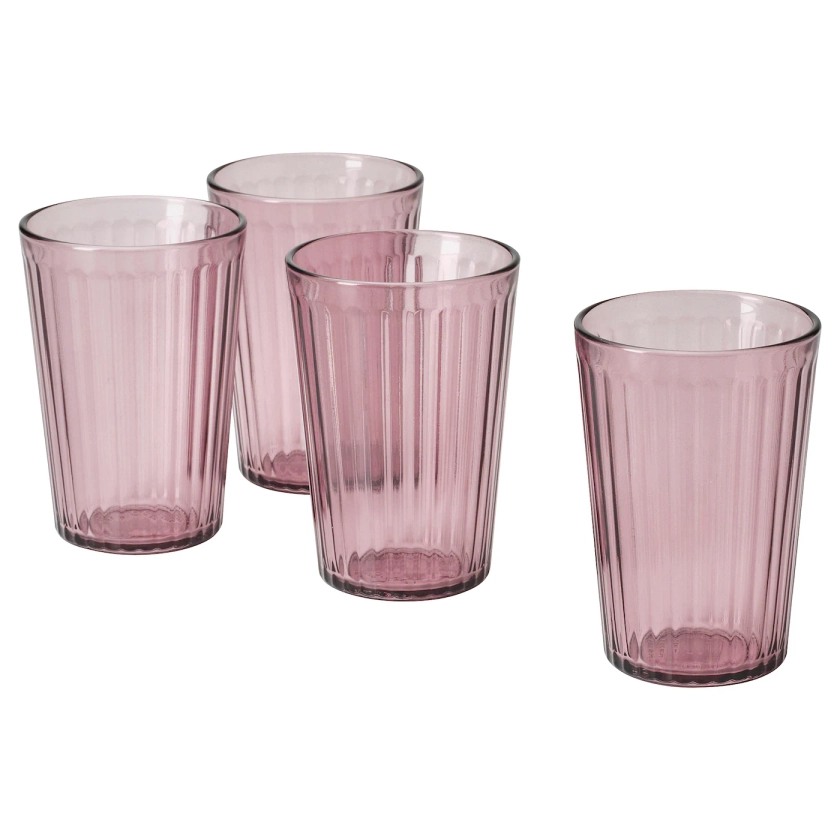 BROKROCKA verre, gris-rose, 31 cl - IKEA